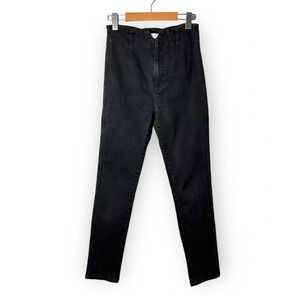 Oak + Fort Faded  Black High Rise Jeans